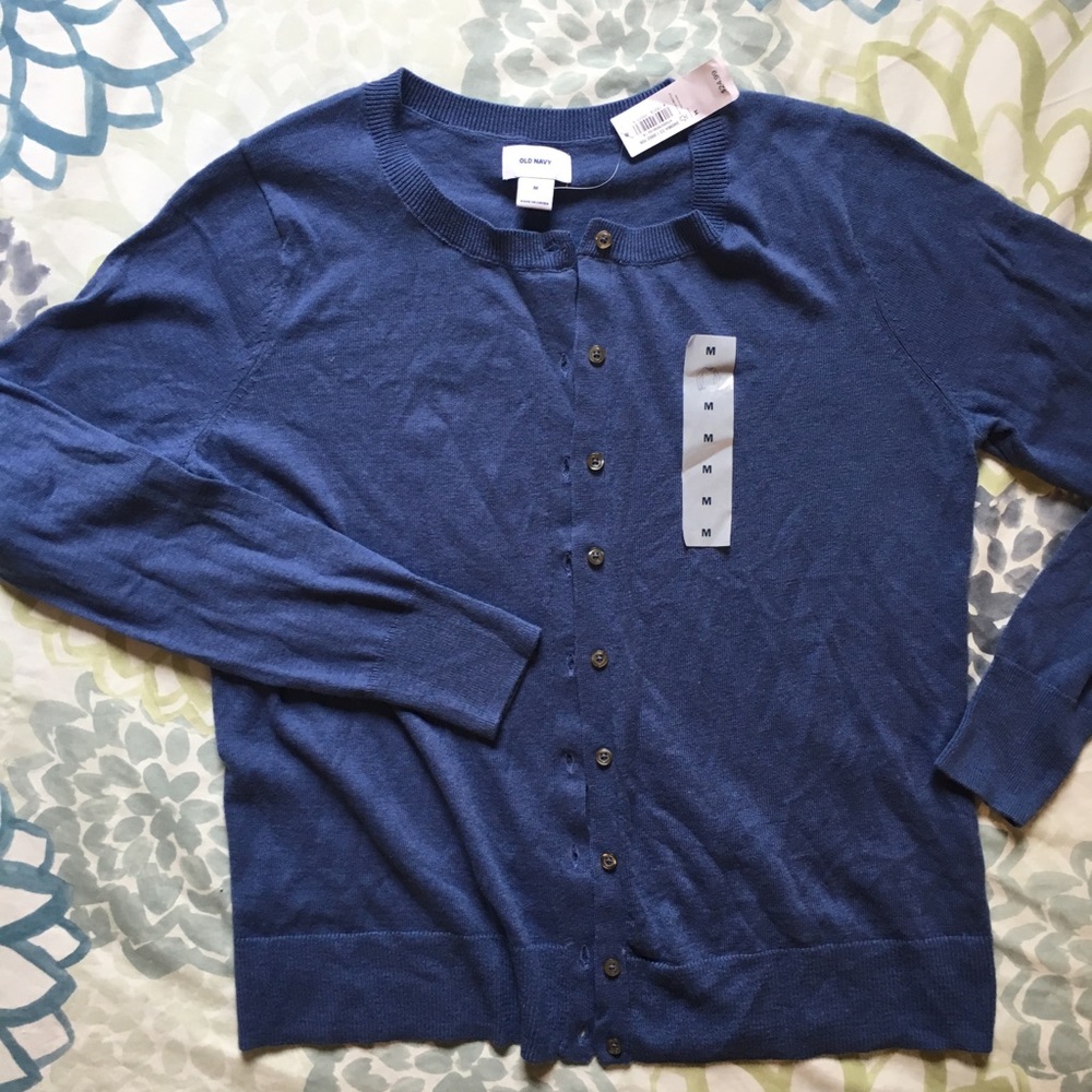 NWT Blue Old Navy Cardigan M